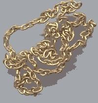 brass chain  (1 ft)