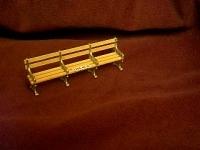 DECORATIVE STATION BENCH 4' (kit of 2)