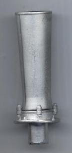 'BALDWIN', DOUBLE TAPER , HOLLOW, FLANGED SMOKE STACK (1)