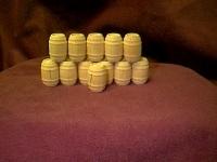 Little Pickle barrel,  wood 3/4 X 3/8  pkg of 12