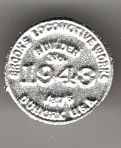 Brooks loco works builder plate