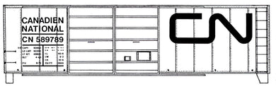 HO Decal TH&B covered hopper-slab side, black car, circa 1956 #2800-2829