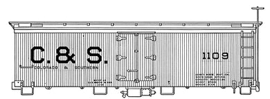 HO Decal PRR GLCA twin hopper-