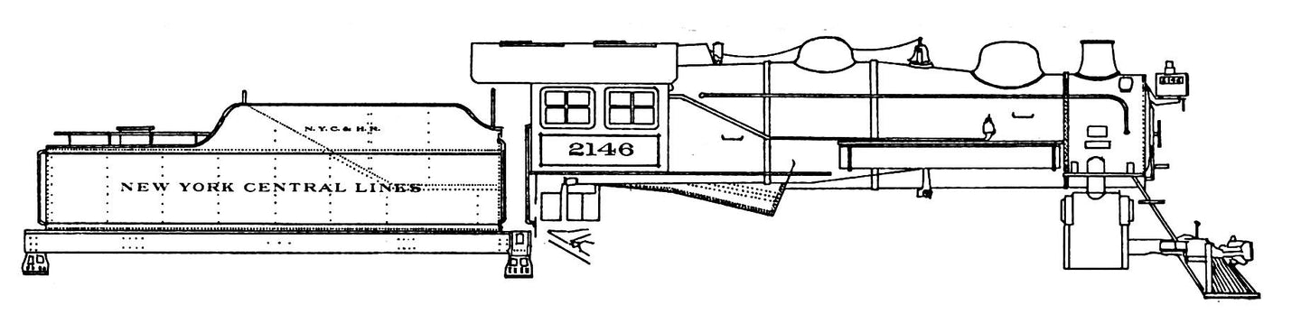 HO Decal NYC small steam locomotives, circa pre-1938, 5