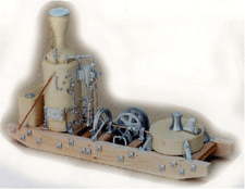 WINCH ENGINE W/HAULBACK (diamond stack-wood water tank) (kit)