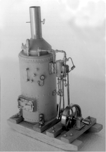 PORTABLE STEAM POWER PLANT (straight stack) (kit)
