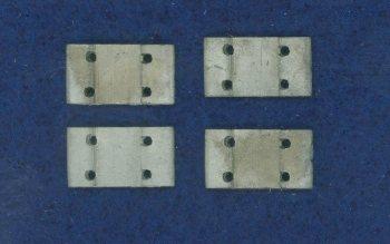 Tie plates for code 250 rail - 100 per pack