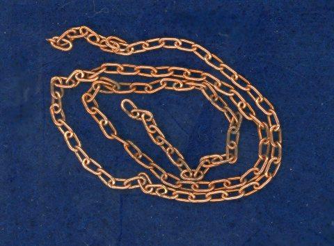 Brass chain -9 links/inch - 1 foot length