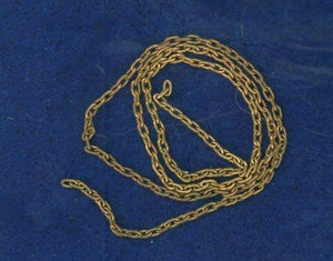 Brass chain  - 2.1/2"  14 links/inch - 1 foot length
