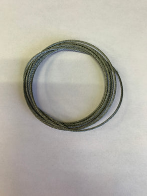 metal cable, stranded (.049 in diameter)  5 ft